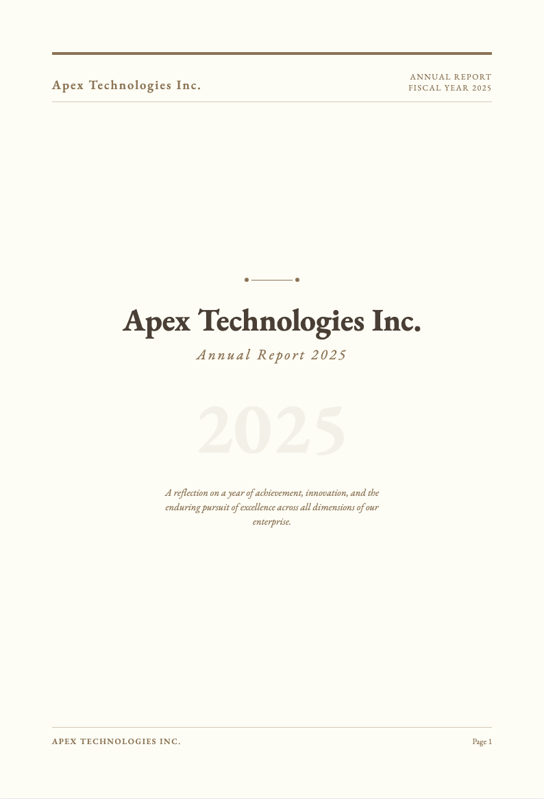 Art gallery annual report